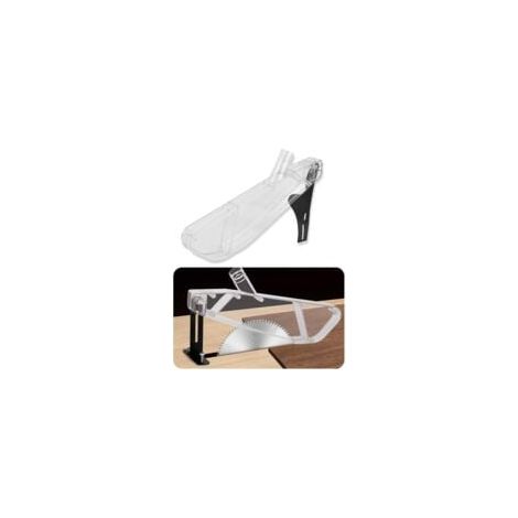 Housse de protection pour scie à table sur pied, Fenteer Scies À Table Housse de Protection, Transparent En Plastique Manches avec Mesure Lame, 4 à 10 pouces (1/5)