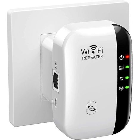 Amplificateur Wi-Fi 2023, extension Wi-Fi, répéteur Wi-Fi, couvre jusqu'à 3650 pieds carrés et 45 appareils, amplificateur Internet - Avec (1/4)