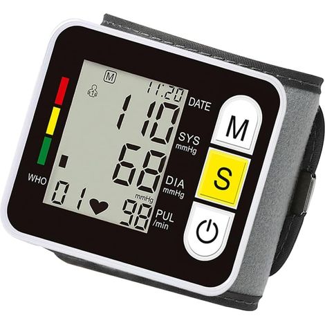 Blutdruckmessgerät, Blutdruckmessgerät Handgelenk, 99 Messspeicherfunktion, Automatisches Blutdruckmessgeräte, Blood Pressure Monitor, Positionierungssensor Für Genaue Messung