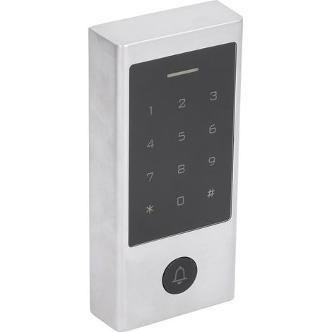 Clavier de contrôle d'accès sans fil Bluetooth application EM carte mot de passe serrure connectée avec sonnette 12-28V DC AC (1/5)