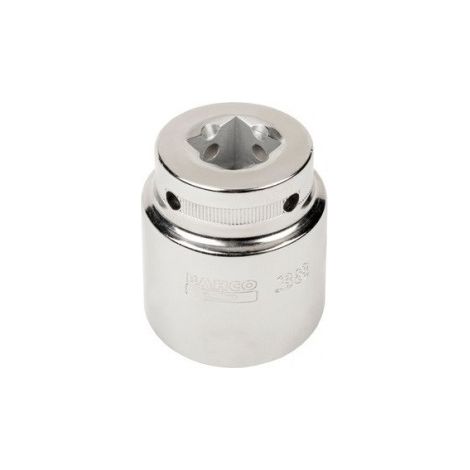 BAHCO - Jeu de douilles 3/4" 6 pans, échelle métrique, et solution en 4 points