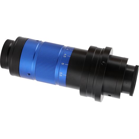 Loupe monoculaire KP-7056TVOP5 32X-255X, objectif accessoire 0,7X-5,6X à réglage continu, optique de précision, pour observation détaillée (1/5)