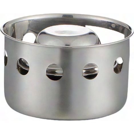 Brûleur à alcool en inox pour barbecue, camping et usage domestique, modèle robuste (1/5)