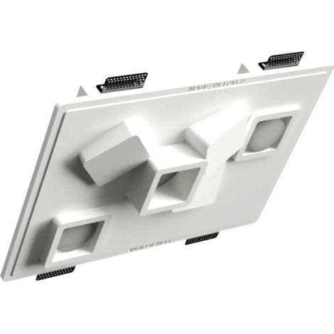 Faretto incasso lampadari bartalini ase fp26 gx53 led gesso verniciabile