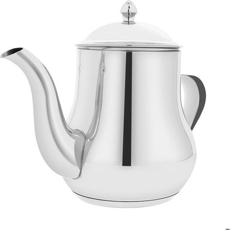 Théière en Acier Inox - SIGNATURE - 1L - Bec Verseur Anti-Goutte - Couvercle Ajusté - Ergonomique (1/5)