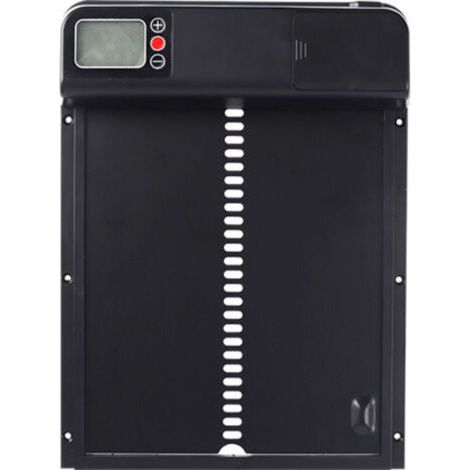 Nouveau Porte De Poulailler Automatique,3.0 Smart Metal Chicken coop Door,Porte Animale en métal avec minuterie,Suitable for Chickens, Ducks, Pigeons, etc(Black)