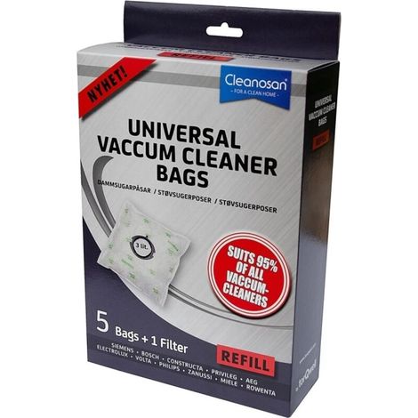 Sacs de rechange pour aspirateur Cleanosan (lot de 5)-AquaForge (1/5)