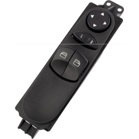 Interrupteur Lève Vitre Vito W639, Bouton Commande Principal Fenêtre pour Viano Bus Mixto Box 6395450913 côté conducteur