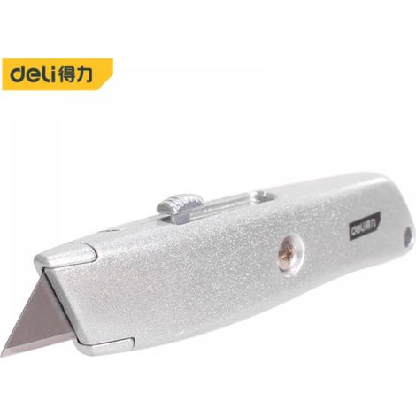 Cutter - Aluminum Alloy Handle - T Type - Self-Locking Mechanism - For Carpet Wallpaper Leather Paper - 10 Pieces (1/5)