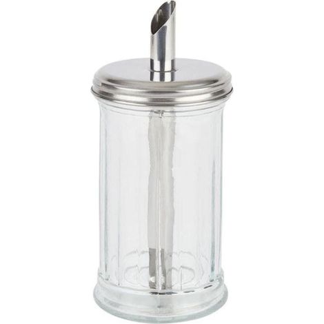 Sucrier doseur en verre capacité 27,5cl (1/3)