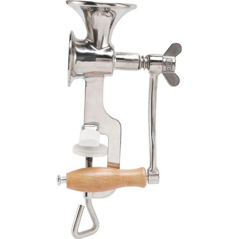 Handbetriebene Nuss- und Gewürzmühle aus Edelstahl (1/5)