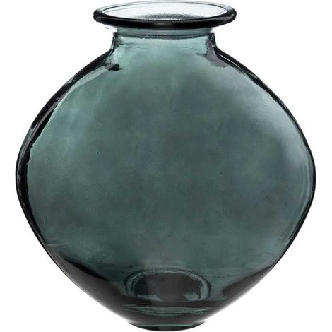 Vase Design en Verre "Candy" 26cm Vert