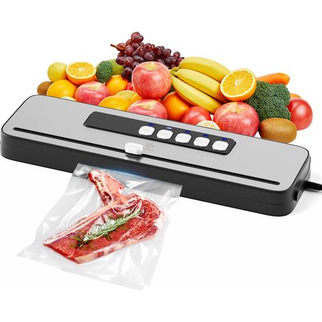 Machine sous vide compacte – Scellage sous vide humide et sec – Fonctionnement à un bouton – Matériaux premium ABS – Base antidérapante – Woox