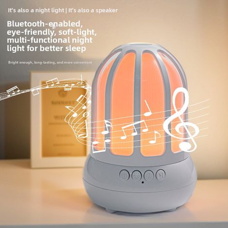 Weißes Rauschen Nachtlicht Multifunktion RGB Lampe Wiederaufladbar Camping Schlafzimmer Weiße Basis (1/5)