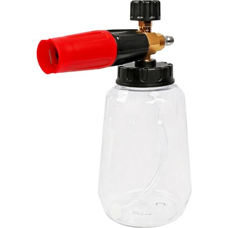 Generador de espuma, productor de espuma densa, máquina de espuma, botella de espuma, aerosol de espuma para hidrolavadora de autos, limpiador de espuma para limpieza de autos (1/5)