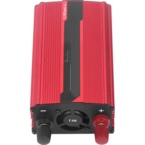 12V auf 220V 1000W Wandler, DC/AC Solarwechselrichter für Autos, integrierter Schutz, Stromversorgung für Kfz-Ausrüstung (1/5)