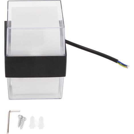 intelligente, wandmontierte 10W LED-Leuchte aus Aluminium-PC, dimmbar (1/5)