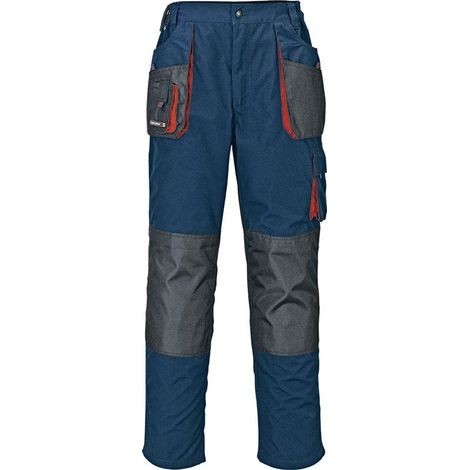 Pantalones de hombre Talla 54 azul marino / negro / rojo TERRATREND