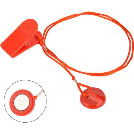 Interrupteur magnétique universel de sécurité pour tapis de course - Clé de sûreté rouge (moyen) (1/5)