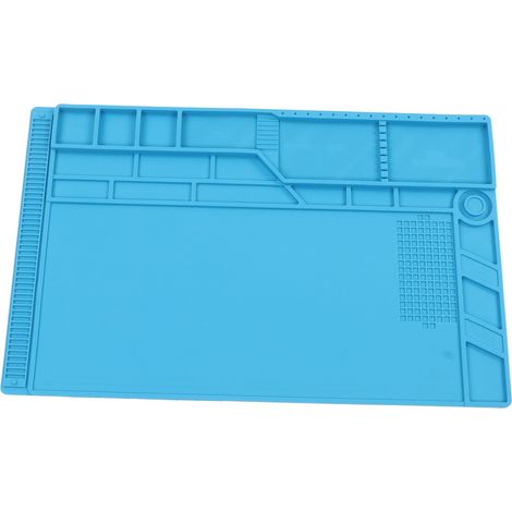 Tapis en silicone isolant thermique S-180A1 pour réparation de circuits imprimés PCB industriels, protection thermique électronique, coussin résistant à la chaleur (1/5)