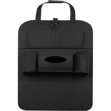 Sac de rangement pour voiture en feutre, sac à suspendre au dossier du siège auto (1/5)