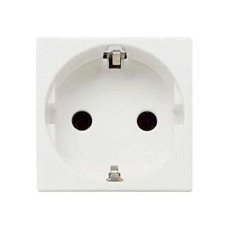 Stecksockel schuko 2P + TT WEISS Niessen Zenit N2288 BL
