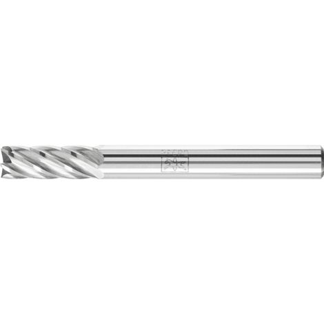 PFERD TOOLS Hartmetall Hochleistungsfrässtift INOX Zylinder ZYAS stirnverzahnt Ø 06x16mm Schaft-Ø 6mm Edelstahl (1/4)
