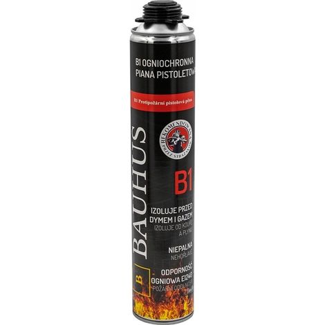 Bauhus B1 Schwer entflammbarer Montageschaum 750 ml