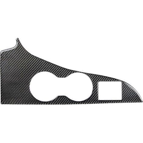 Autocollant de garniture de panneau de porte-gobelet de console centrale en fibre de carbone pour RX 2016-2019