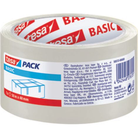 NASTRO IMBALLO TESA 48MMX50M TRASPARENTE- TESA- 36,0 pz