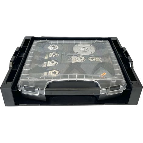 Fein Set di accessori multiutensile Starlock Plus 33 pezzi + i-Boxx + i-Rack compatibile con L-Boxx 136