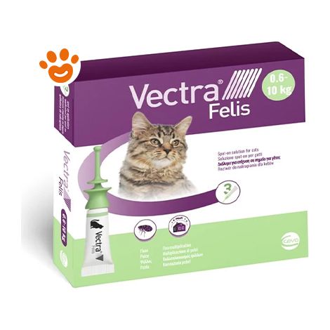 Ceva Vectra Felis 0,6-10 kg - Ceva Vectra Felis 0,6-10 kg - Confezione Da 3 Pipette