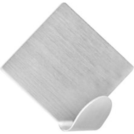 Perchas Multifunción Adhesivas Rombo Lauxa Home - Pack 12 Uds Acero Inoxidable