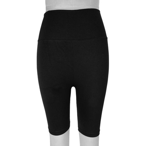 Pantalon de fitness taille haute gainant pour femme, très élastique, séchage rapide, coupe ajustée, idéal pour le sport et l'aérobic. Modèle pêche tendance pour le yoga, noir, taille M. (1/5)