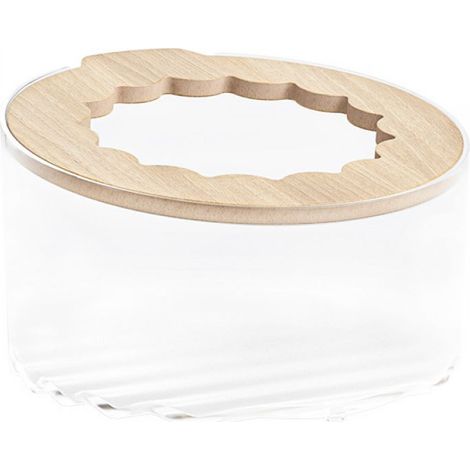 Bain De Sable Pour Hamster - Bac Ronde À Sable Pour Petits Rongeurs - Avec Couvercle Étanche Et Base Antidérapante - 1 Pièce