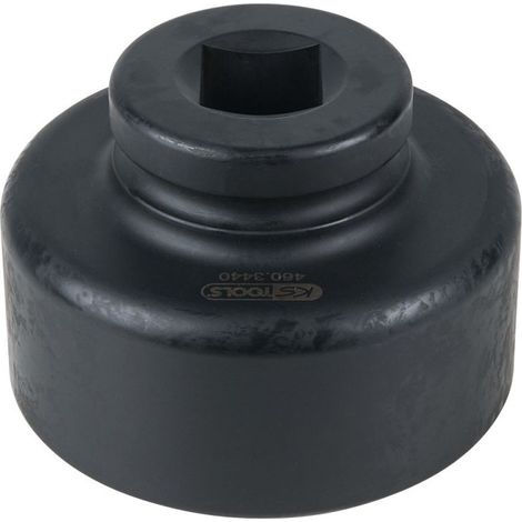 KS Tools 1" Achsmuttern-Schlüssel, 8-kant, kurz, 95 mm - 460.3440