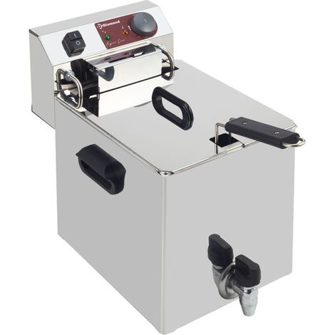 Friteuse de table élec 10 litres - robinet - Diamond (1/4)