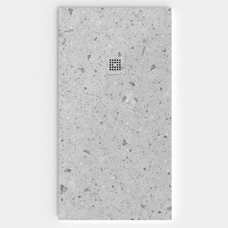 VAROBATH - Receveur de douche 3D 80x120 - Modèle TERRATIRE effet terrazzo (1/5)