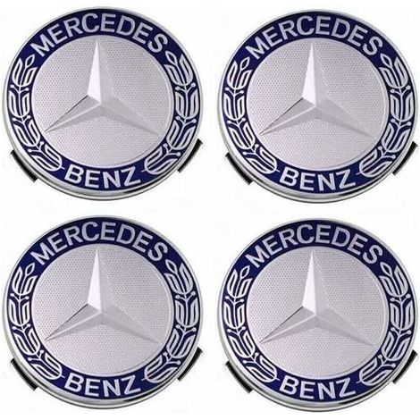 Centro tappi Universale di Plastica Blu - set di 4 Pezzi, Diametro 75 mm (1/5)
