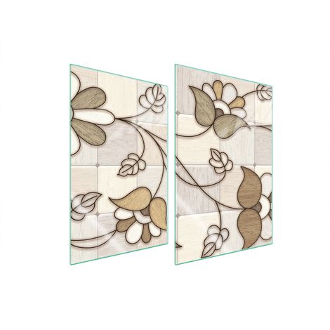 TABLERO PROTECTOR DE VIDRIO PARA COCINA 2x35x52 MOSAICO (1/5)