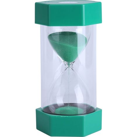 1 Sablier, 3/10/20/30/60 minutes, PVC ABS verre, cuisine jeu sport, maison bureau cadeau (1/3)