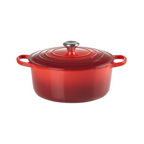 Le Creuset Signature Cocotte Ronde 26 cm Cerise (1/2)