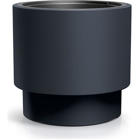 Pot de fleurs rond - Anthracite - Design moderne - Légèreté et élégance - 29.8 cm (1/5)