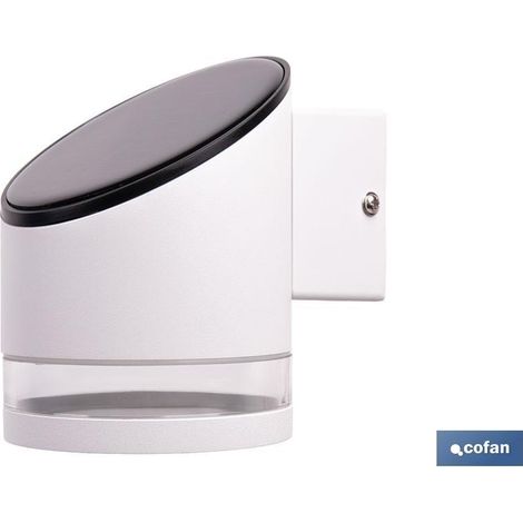 Aplique LED solar blanco con sensor 3,7 V 1,2 Ah IP65 (1/5)