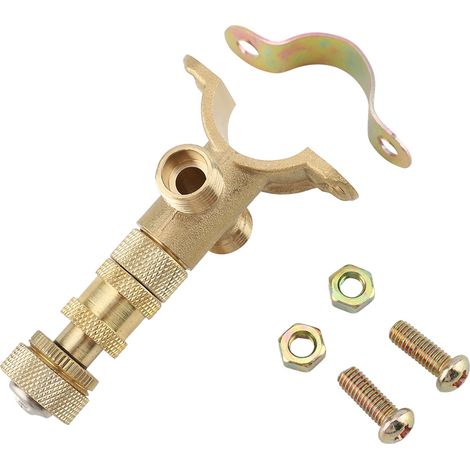 Buse de pulvérisation agricole en cuivre filetée 8,5 cm anti-corrosion atomisation fine pour tracteur jardin irrigation (1/5)