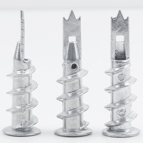 Lot de 50 Vis Autoforantes pour Plaque de Plâtre – 13 x 41 mm – Tête Plate – Finition Zinc – Pour Montage Rapide et Sans Préperçage (1/5)