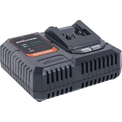 Evolution R18RCH-Li1 18V Lithium-Ion Single Port Fast Charger for Cordless Power Tools (1/5)