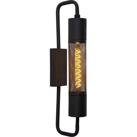 Applique da parete moderna CALIXT nera 1xE27 25W Lucide (1/5)