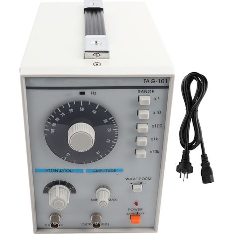 Générateur de signaux audio basse fréquence 10Hz-1MHz Source de signal pour mesures électroniques (Fiche AU 240V) (1/5)