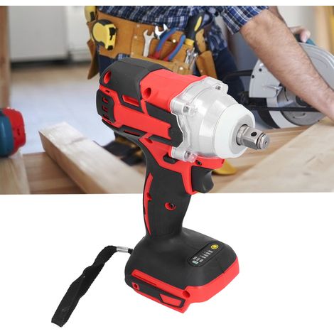 Clé électrique sans balais 18V, clé rechargeable à batterie lithium, clé à chocs pour automobiles, échafaudages, menuiserie, clé à douille et clé pneumatique. (1/5)